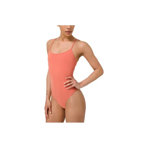 Lululemon Power Y Bodysuits Women's Rural Coral Red