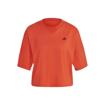 Adidas T Shirt Women's Half Sunrise Red