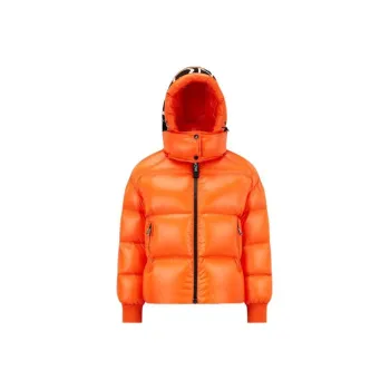 Moncler Down Jackets Women's Bright Orange