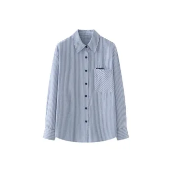 Ning Cai Yuer Shirt Women's Blue