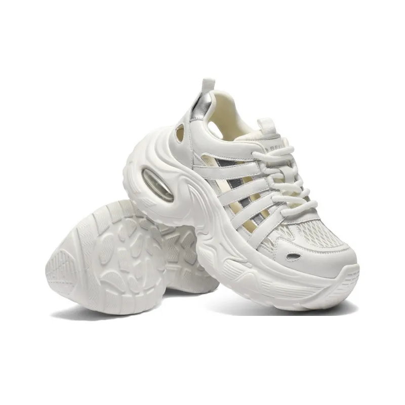 BELLE Breathable Low Top Chunky Sneakers Women's-4