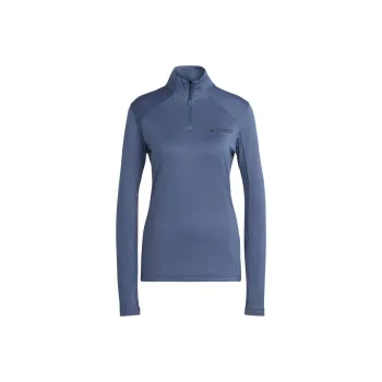 Adidas W MULTI 1/2 FL Sweatshirt Women's Blue