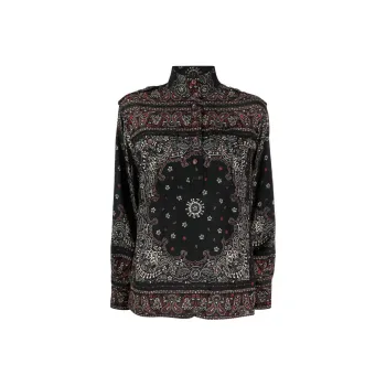 Zimmermann High Neck Long Sleeved Top