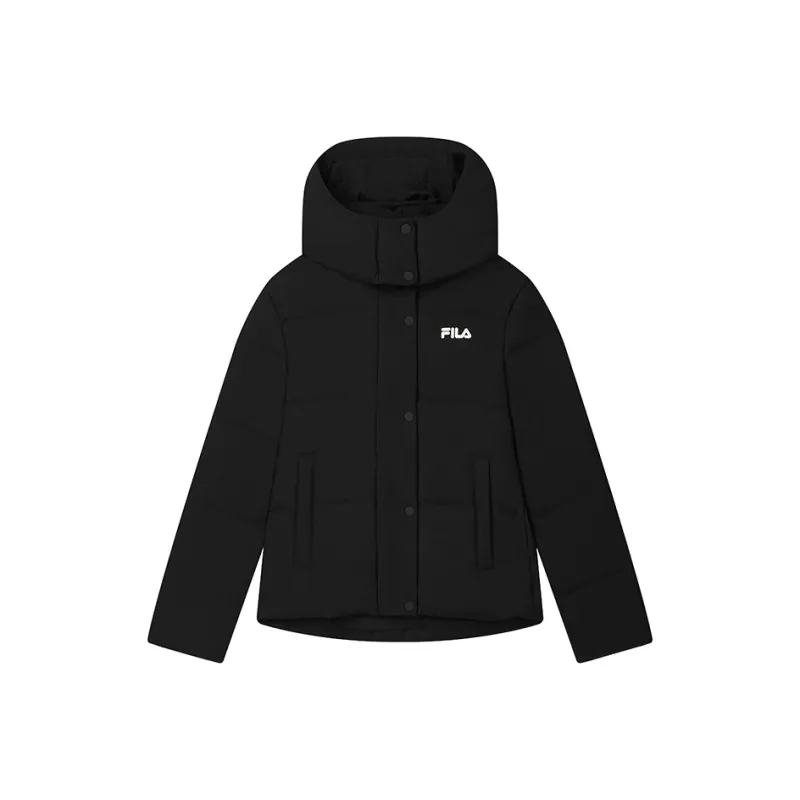 FILA Down Jacket Women's Jet Black-0