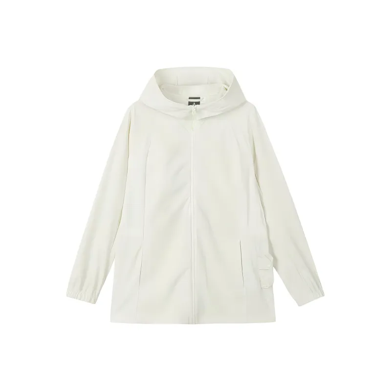 Skechers Jackets Coats Women's Cream Beige White-0