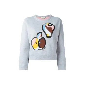 FENDI Sweatshirts Women's Gray