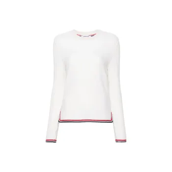 THOM BROWNE Striped border Cashmere Jumper