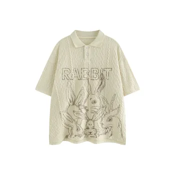 BEAR UNION Polo Shirt Unisex Ecru