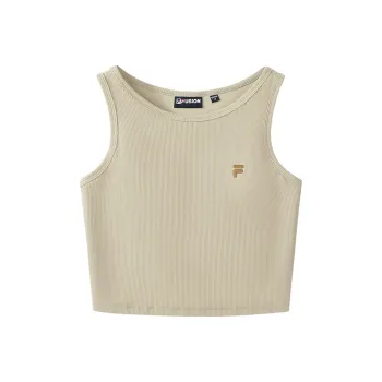FILA Tank Top Women's Oil Painting Khaki