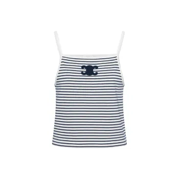 CELINE SS24 Camisole Women's Fluorescent White