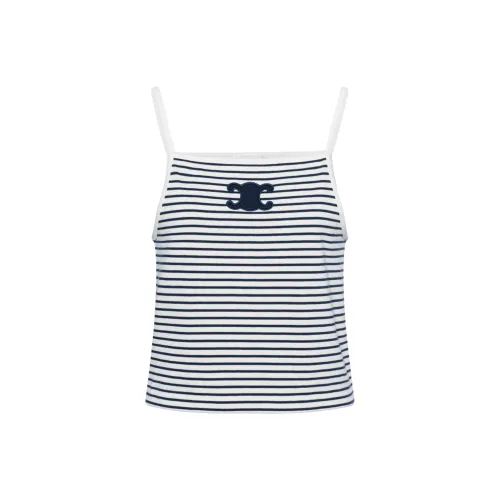 CELINE SS24 Camisole Women's Fluorescent White