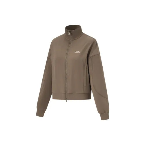 LiNing Fitness Series Sweatshirt Women's Mushroom Brown