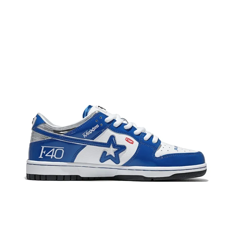 RIPSTAR SKBD SC Coverage Abrasion Resistant Low Top Skateboard Shoes Unisex Electric Blue-1