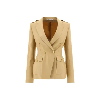 Tagliatore Darlene Double breasted Linen Blazer