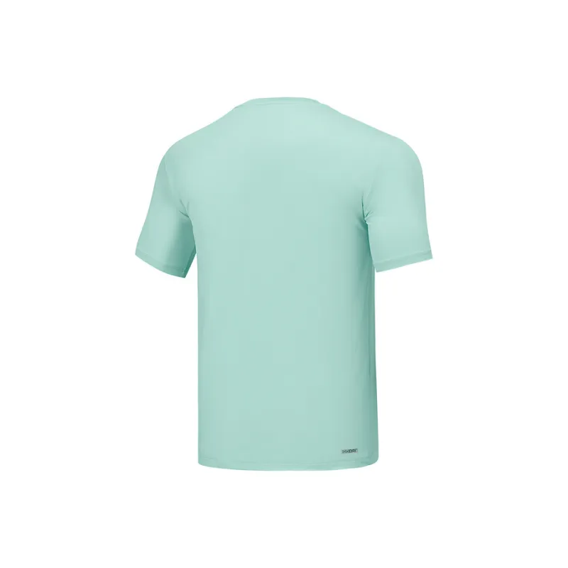 Skechers Basic Sports Series T Shirt Men's Aqua Green 02D9-1