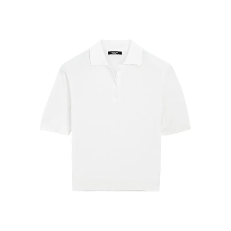 Massimo Dutti Polo Shirt Women's White-0