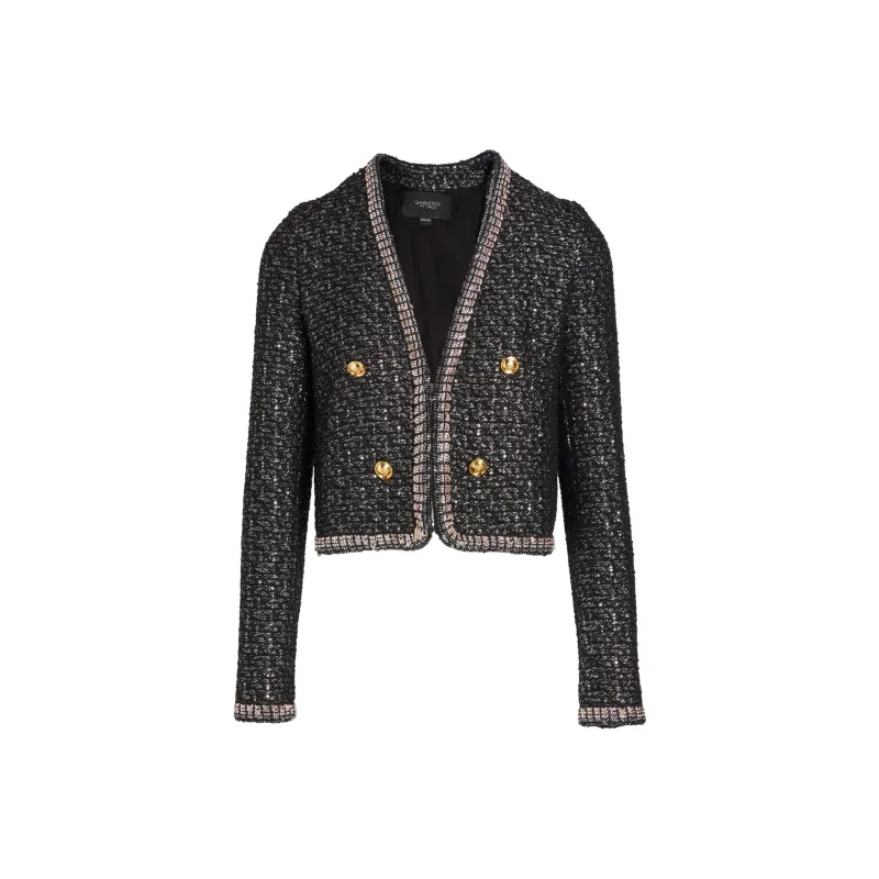 Giambattista Vall Sequin embellished Tweed Jacket-0
