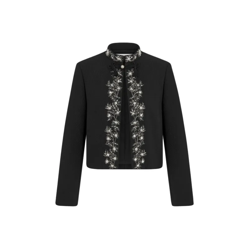 DIOR FW24 Jackets Coats Women's Black-0