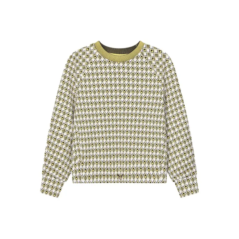 FILA EMERALD Sweatshirt Women's All Over Print-0