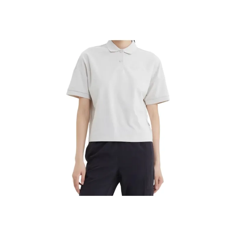 AIGLE FLORRIE Polo Shirt Women's Milk Beige-0