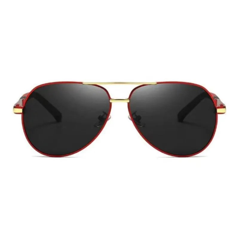 Thunder Pailong Alloy PC Aviator Sunglasses Men's Black, Silver, Gold-7