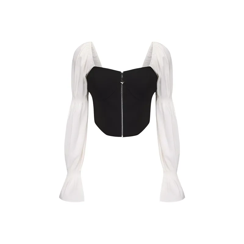 GIMING Puff Sleeve T Shirt Women's-0