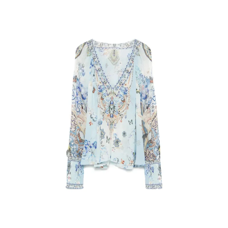 Camilla Al Manial Palace Memoirs Blouse-0