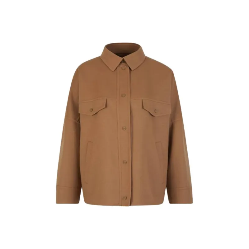 HERNO Drop-Shoulder Button-Up Shirt Jacket-0