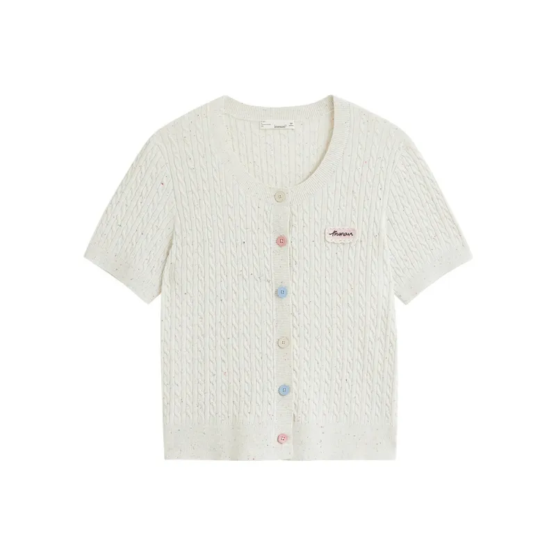 Inman Knitwear Women's Heather White-0