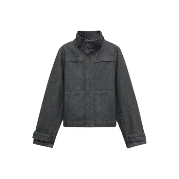 ZARA ZW Series Jackets Coats Women's Coal Gray