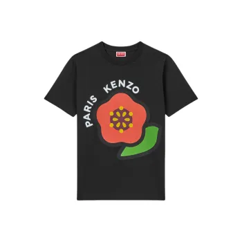 KENZO Logo Printed Crewneck T Shirt