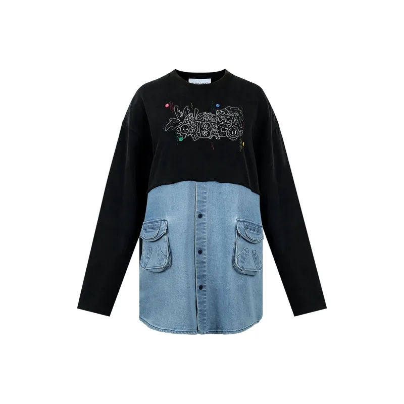 Valeria Obbaco Sweatshirts Unisex Dark Gray-0