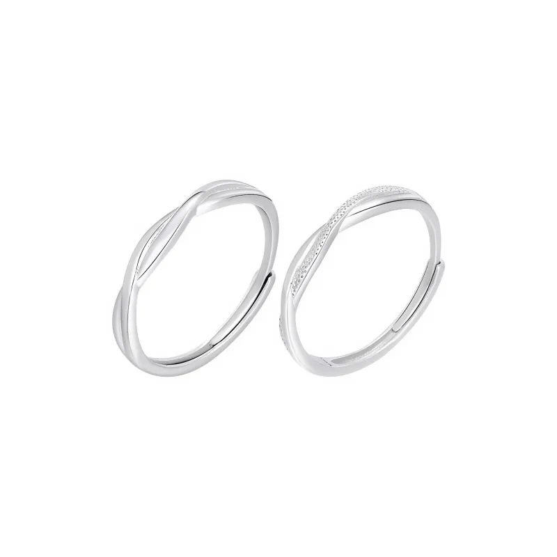 Yu Yin 999 Fine Silver Rings Unisex-8