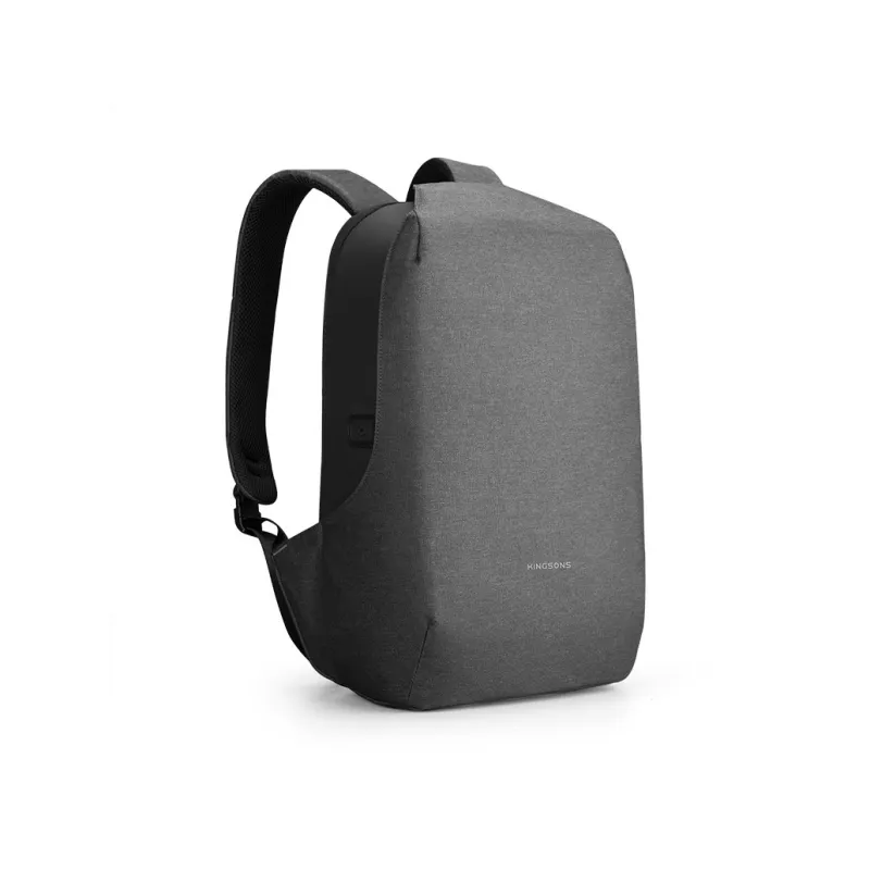 KINGSONS Polyester Backpack Medium Size Men's Dark Gray-1