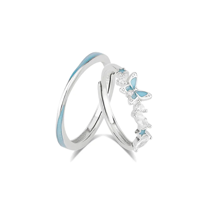 7℃ 999 Fine Silver Rings Unisex-1