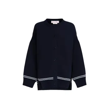 MARNI Buttoned Oversized Fit Cardigan