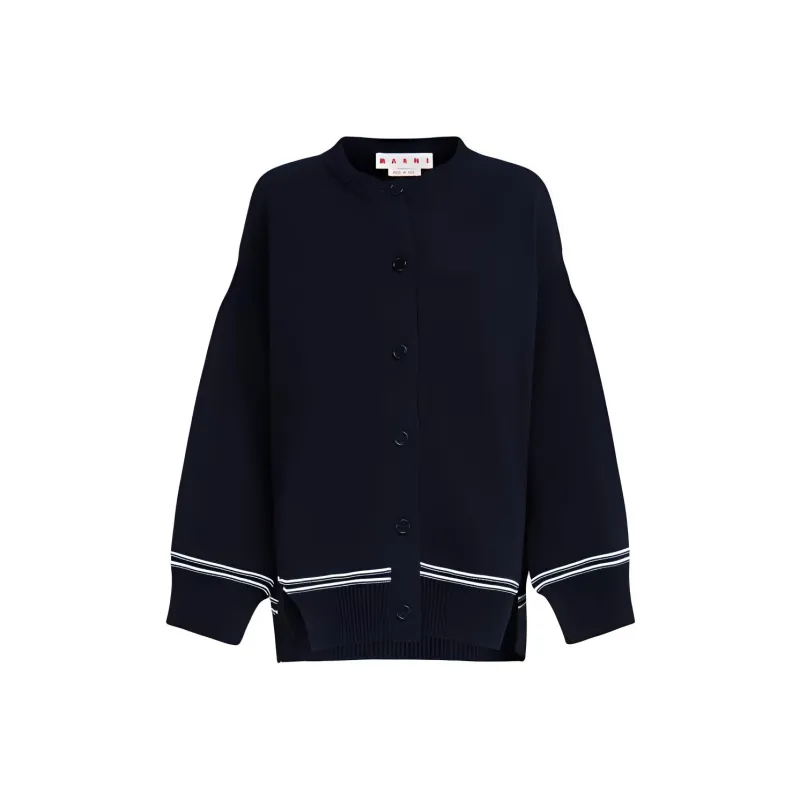 MARNI Buttoned Oversized Fit Cardigan-0