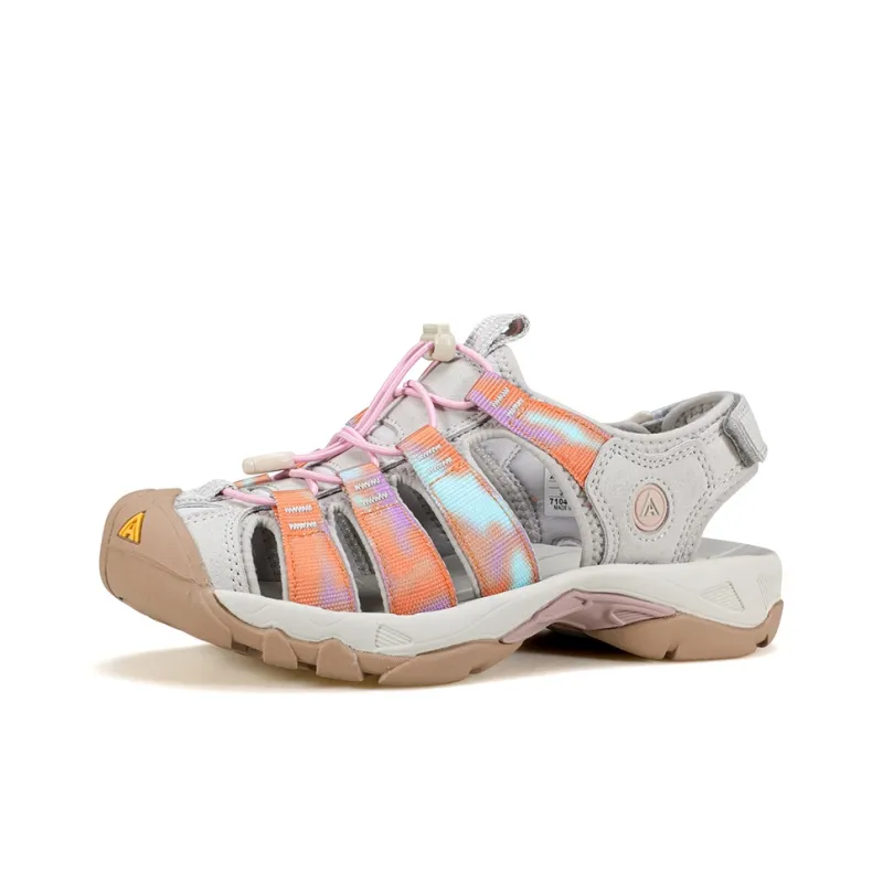 HUMTTO Beach Sandals Women's Sunset Coral-1