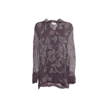 PAROSH Shirt Women's Purple Brown