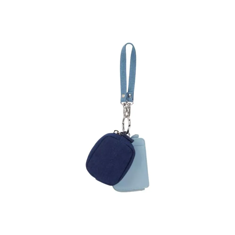 Disney Artificial Leather Storage Bag Coin Purse Card Holder Unisex Blue-3