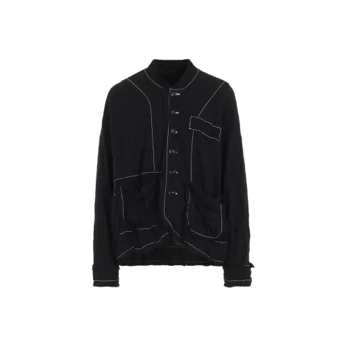 Yohji Yamamoto Cut Off Doubled Jacket 'Black'