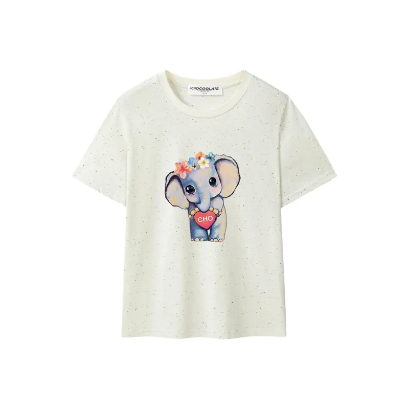  CHOCOOLATE T Shirt Women's IVX/Apricot-0