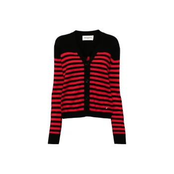 Sonia Rykiel Striped Woolen Cardigan