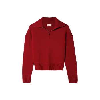 LILIXIUKE Wool Cashmere Blend Sweater Knitwear Women's