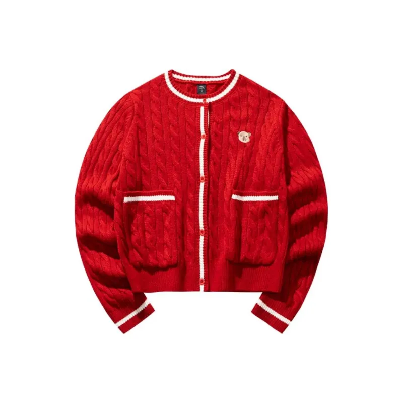 Anta Good Things Happen Knitwear Women's Maple Leaf Red-0