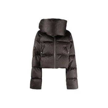 RICK OWENS Funnel neck Puffer Jacket