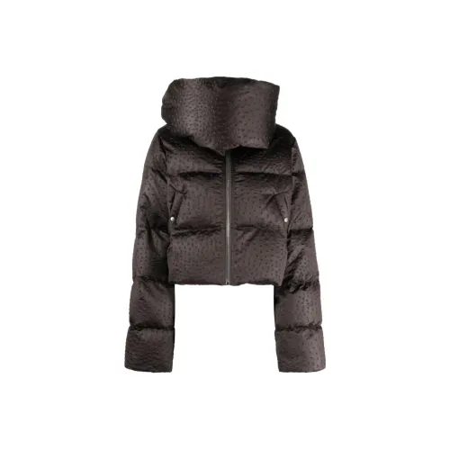 RICK OWENS Funnel neck Puffer Jacket