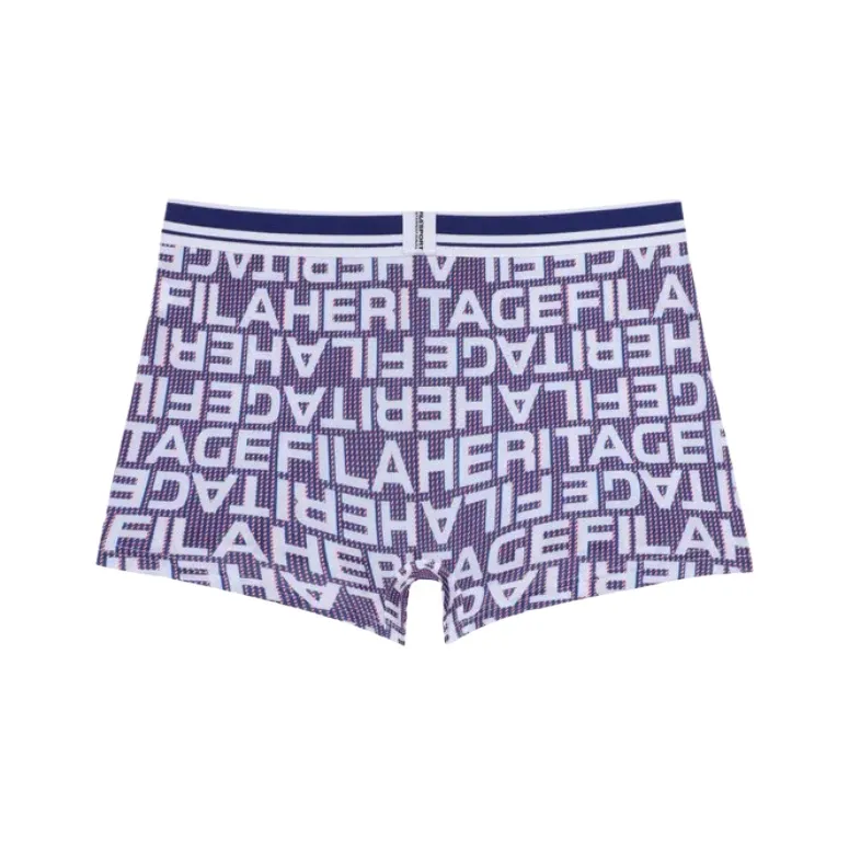 FILA Underpants Men's 1 Pack Purple Dark Blue-1