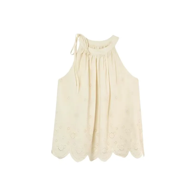 HUINIAN Camisole Women's Beige Apricot-0