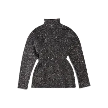 Balenciaga Shirt Regular Fit Women's Silver